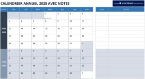 calendrier-annuel-2025-organisation-notes