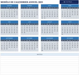 calendrier-annuel-planification-organisation-vie-personnelle-professionnelle