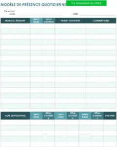 feuille-presence-quotidienne-organisation-temps