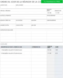 modele-agenda-reunion-simple-word