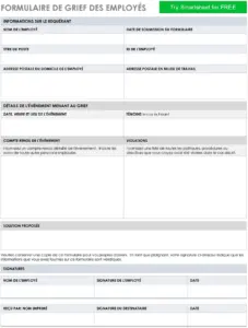 modele-formulaire-plainte-employe-organisation-document