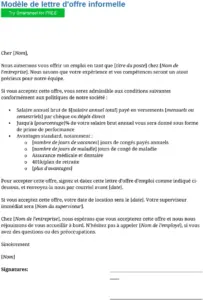 modele-lettre-offre-informelle-word