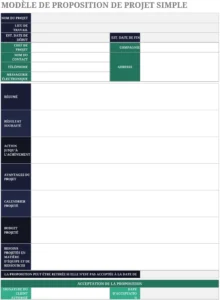 modele-proposition-de-projet-simple-excel