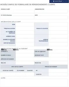 simple-client-information-form